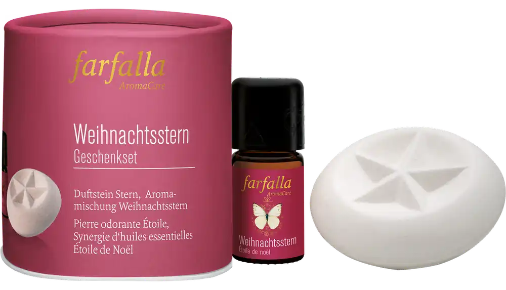 Neu Im Sortiment Farfalla Geschenkset Weihnachtsstern Duftstein (Set)