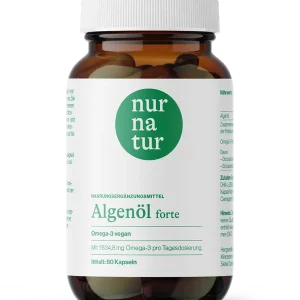 Markenware Algenöl forte Omega-3 vegan Kapseln (80 Kapseln)