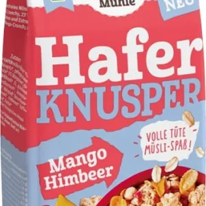 Markenware Bauck Mühle Hafermüesl Knusper Mango Himbeer (285g)