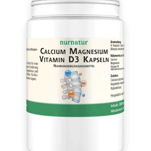 Calcium Magnesium Vitamin D3 Kapseln (200 Kapseln) Nur Heute