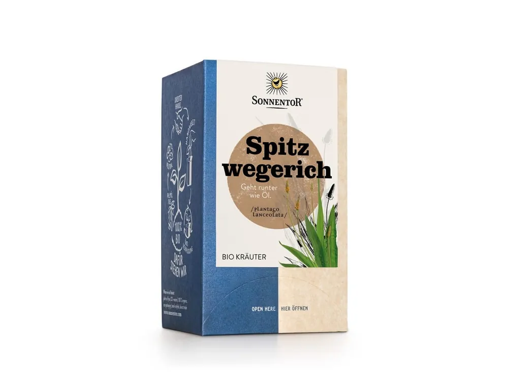 Sonnentor Spitzwegerich Tee Beutel BIO (18 Btl.) Sichere Zahlung
