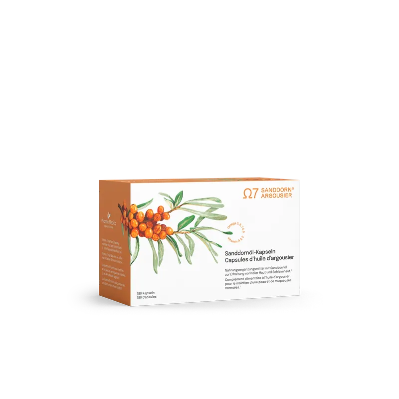 SANDDORN ARGOUSIER Omega 7 (180 Kapseln) Beliebt