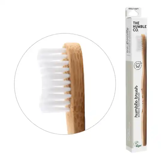 Must-Have Humble Brush Holz-Zahnbürste Erwachsene weiss (Zahnbürste)