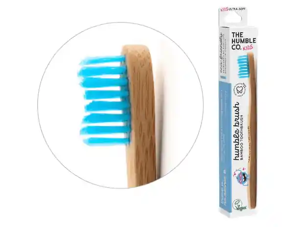 Top-Preis Humble Brush Holz-Zahnbürste Kinder blau (Zahnbürste)