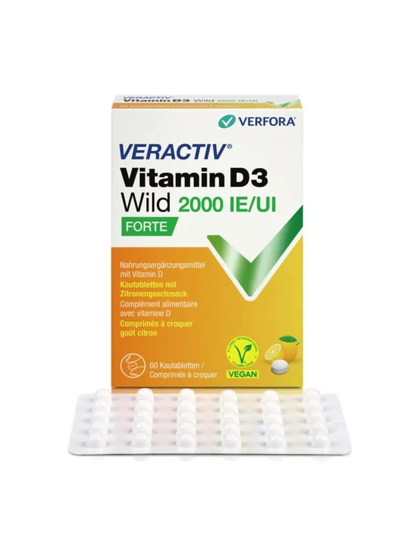 Preis Gesenkt VERACTIV Vit D3 Wild Kautabl 2000 IE (60 Stück)