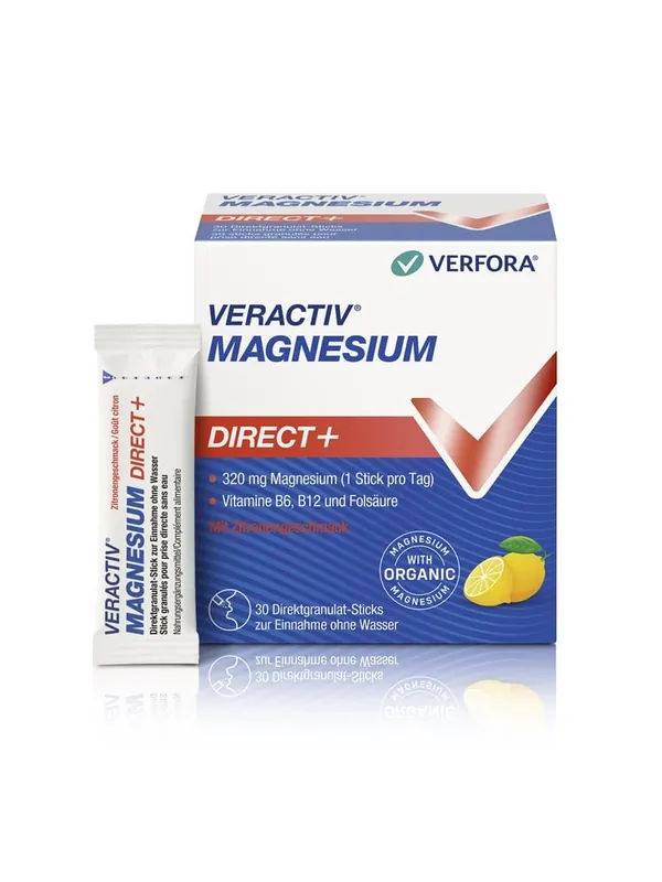 Veractiv Magnesium Direct+ Zitrone (30 Sticks) Neu Im Sortiment