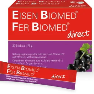 Eisen Biomed direct Sticks Cassis Aroma (30 Sticks) Mega-Angebot