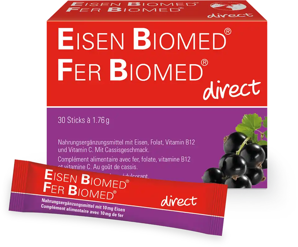 Eisen Biomed direct Sticks Cassis Aroma (30 Sticks) Mega-Angebot