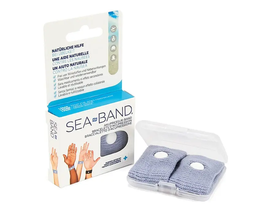 Sea Band für Erwachsene (Akupressurarmband grau) Nur Für Kurze Zeit