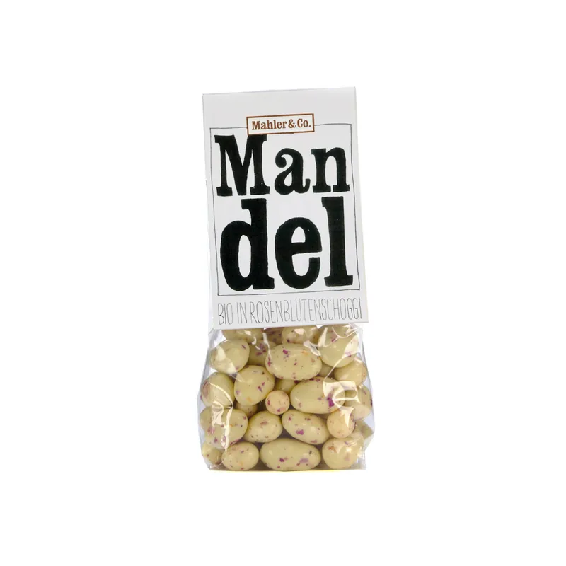 Mahler & Co. Mandel Bio in Rosenblütenschoggi (140 g) Jetzt Kaufen
