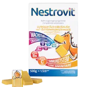 Knallerangebot Nestrovit Weisse Schokolade mit Zitronengeschmack (500g)