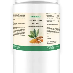 Bio Kurkuma Kapseln (200 Kapseln) Jetzt Bestellen