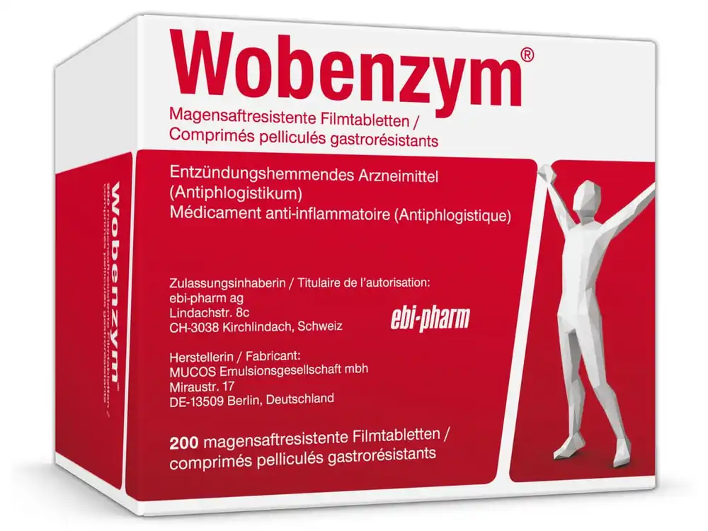 Wobenzym Filmtabl magensaftresistent (200 Tabletten) Schnäppchen