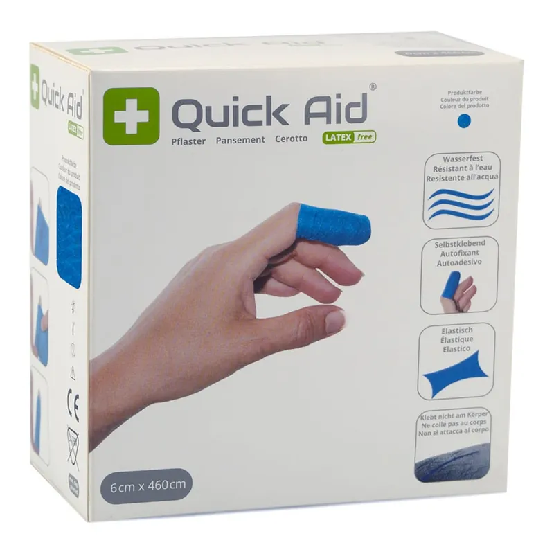 Quick Aid Pflaster (6x460 cm Blau) Neue Ware