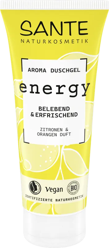 Neue Ware Sante Energy Aroma Duschgel Bio-Zitrone & Orange (200ml)