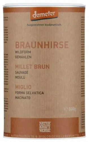 Naturkraftwerke Braunhirse (500 Gramm) Aktuell