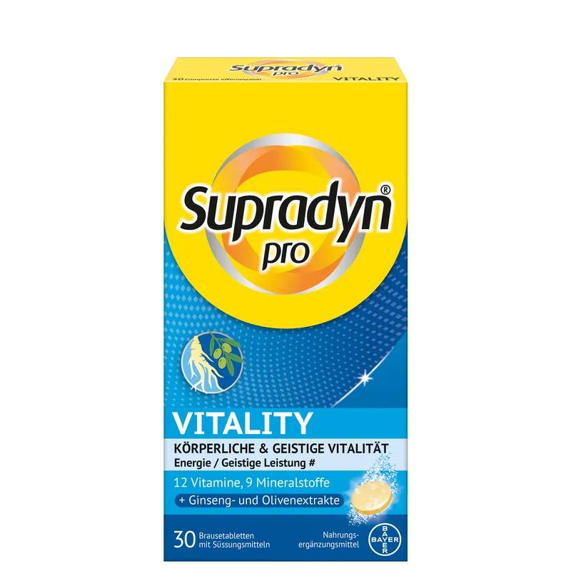 Supradyn Pro Vitality (30 Brausetabletten) Letzte Chance