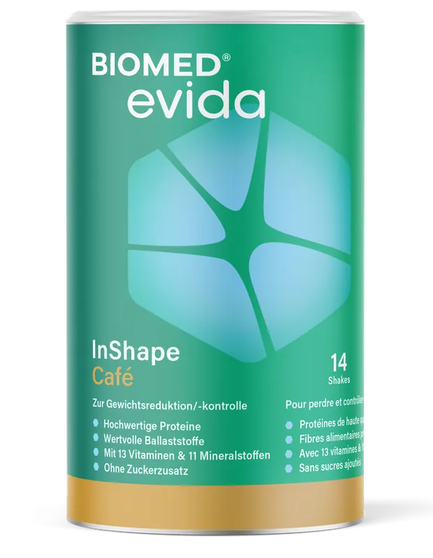 BIOMED EVIDA InShape Plv Café (420g) Neue Ware