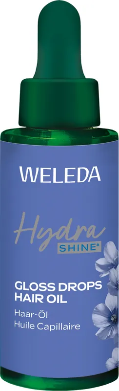 Weleda Hydra Shine Gloss Drops Haaröl Alpen-Lein (30 ml) Highlight