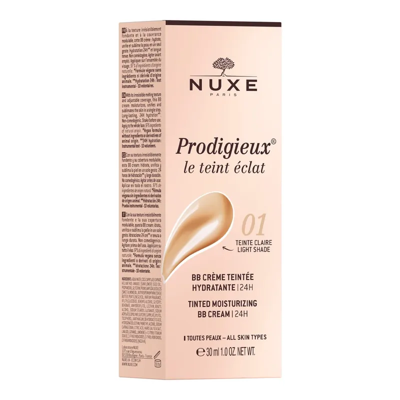 Schnäppchen Nuxe Soins Prodigieux Le Teint Eclat BB Cream (30 ml 01 Claire)