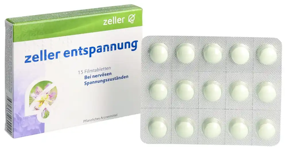 Zeller Entspannung Filmtabl (15 Stück) Neu