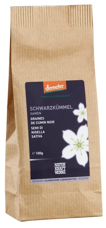 Wochenendangebot Naturkraftwerke Schwarzkümmel-Samen ganz Demeter Sekem (100 Gramm)