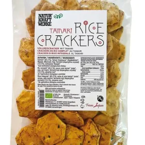 Naturkraftwerke Rice Crackers Tamari (60 Gramm) Preis Gesenkt