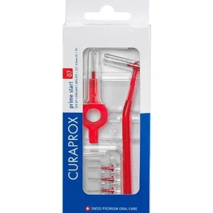 Curaprox Interdentalbürsten CPS prime 07 (5 Stück CPS 07 + Halter UHS 409 und UHS 470) Begrenztes Angebot