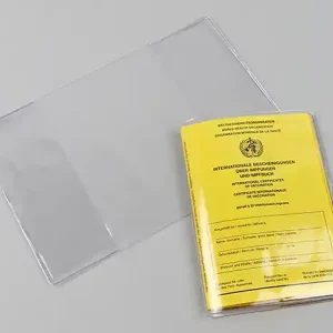 Billig Impfpasshülle für den Internationalen Impfausweis, transparent (Stk.)