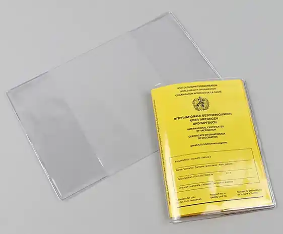 Billig Impfpasshülle für den Internationalen Impfausweis, transparent (Stk.)