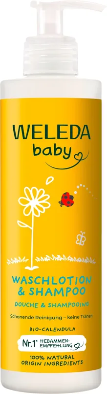 Knallerangebot Weleda Calendula Waschlotion & Shampoo (400 ml)