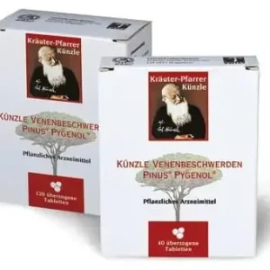 Sichere Zahlung Künzle Venenbeschwerden Pinus® Pygenol®, überzogene Tabletten (40 Tabletten)