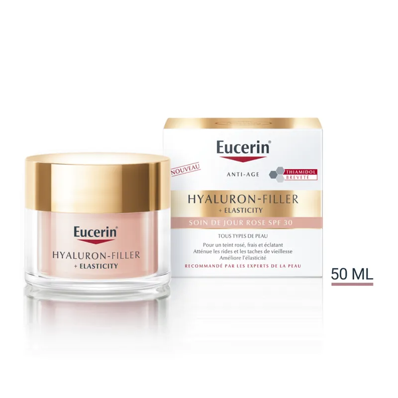 Eucerin Hyaluron-Filler + Elasticity Tagespflege Rosé LSF 30 (50 ml) Schnäppchen