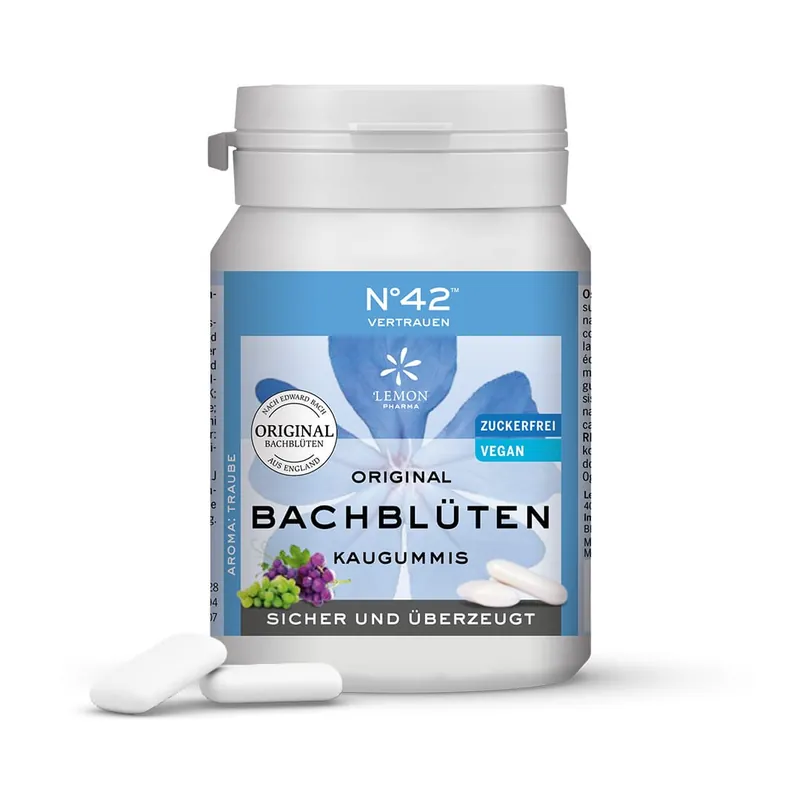 Bachblüten Kaugummi Selbstvertrauen (ca. 40 Kaugummi) Echt