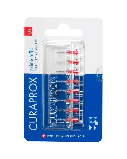 Curaprox Interdentalbürsten CPS prime 07 (8 Stück refill CPS 07) Knallerangebot