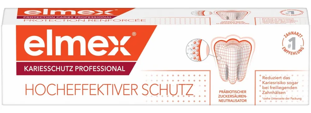 Elmex Kariesschutz Prof Zahnpasta (75ml) Solange Der Vorrat Reicht