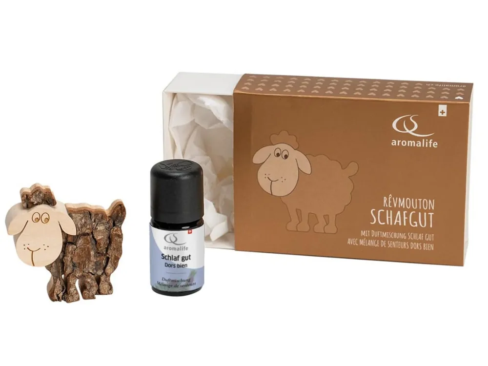 Beliebt Aromalife SchafGut aus Holz Geschenkset mit Duftmischung (Set)