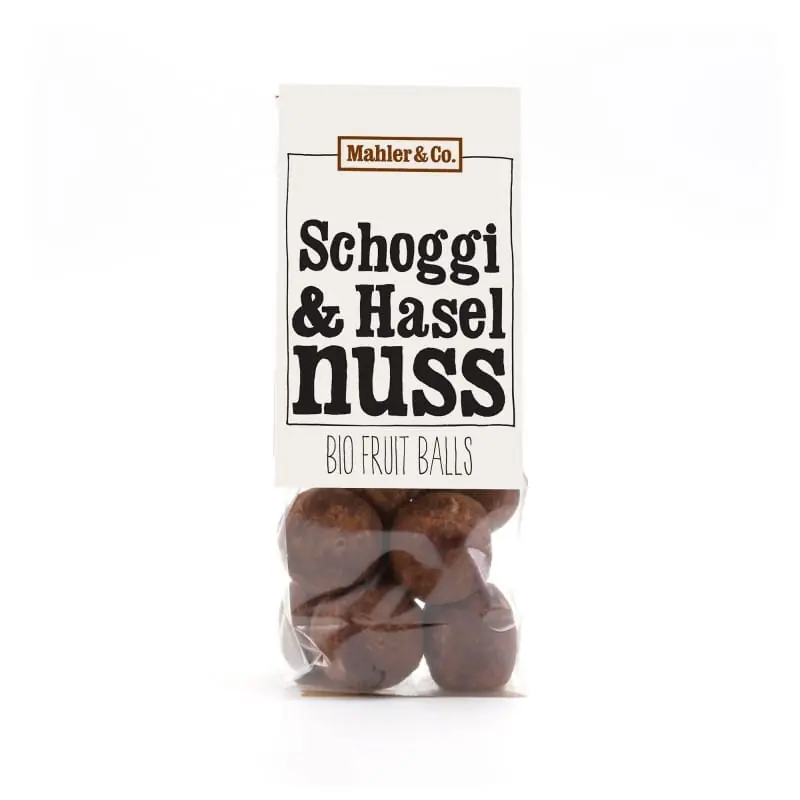 Schnäppchen Mahler & Co. Schoggi & Haselnuss Fruit Balls (100 Gramm)