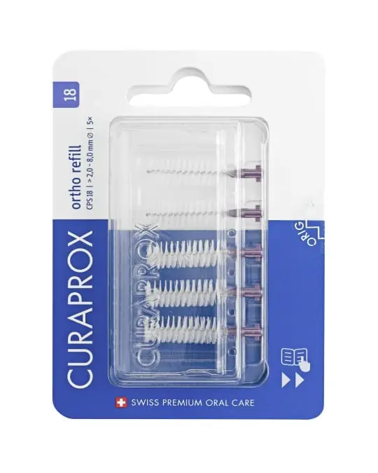 Neue Kollektion Curaprox Interdentalbürste Refill Ortho Gr. 18 (5 Stück)