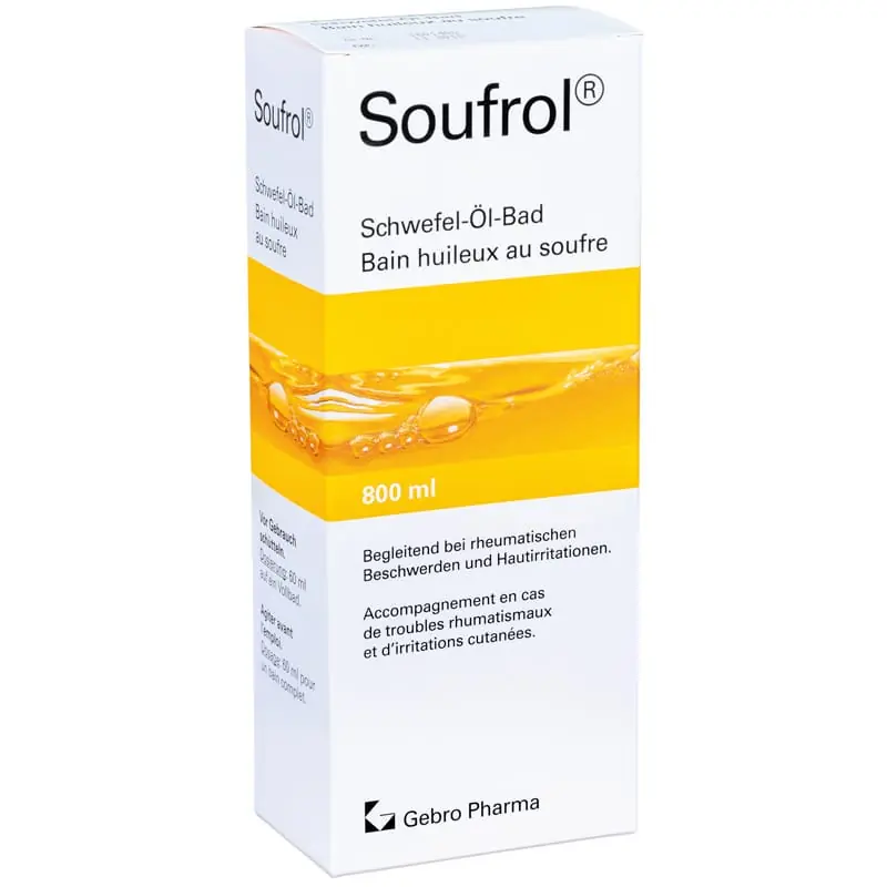 Neuheit Soufrol Schwefel-Öl-Bad (800 ml)