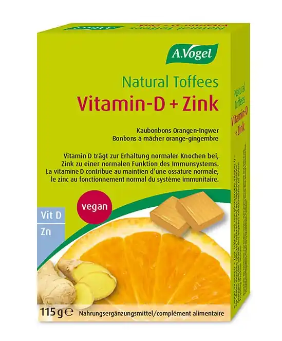 Vogel Natural Toffees Vitamin-D + Zink (115g) Günstig