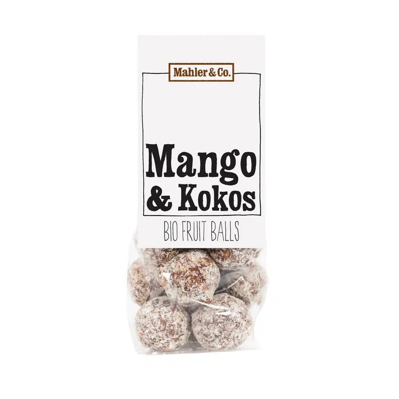 Begrenztes Angebot Mahler & Co. Bio Mango & Kokos Fruit Balls (100 g)