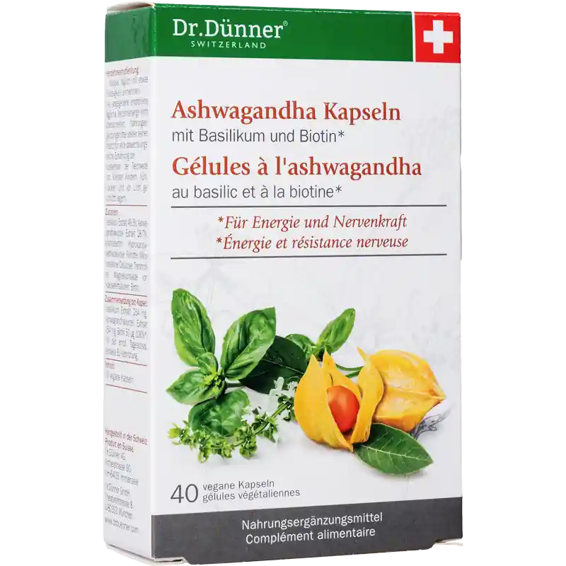 Begrenztes Angebot Dr. Dünner Ashwagandha Kapseln (40 Kapseln)