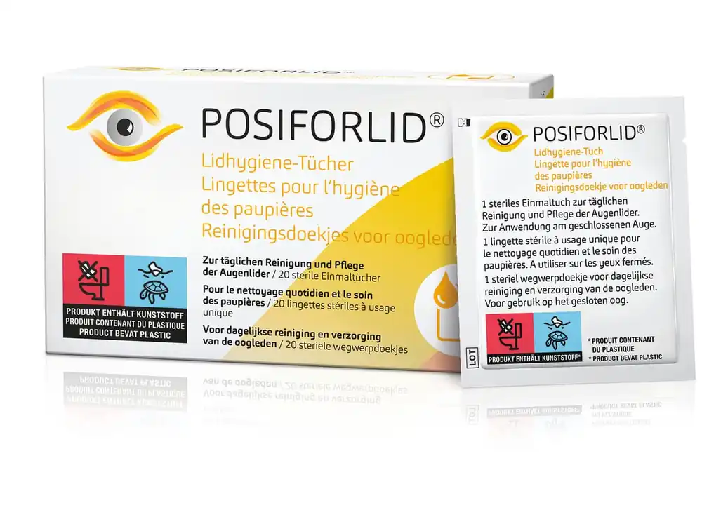 Markenware POSIFORLID Lidhygiene Tücher 20 Stk (20 Stück)