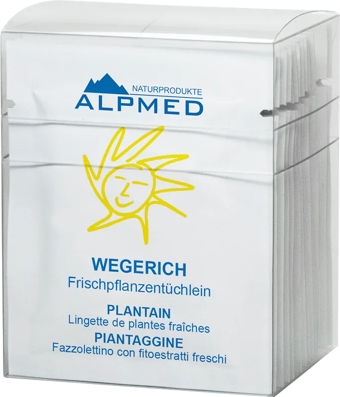 Alpmed Wegerich Heilpflanzentüchlein (13 Tüchlein) Top-Angebot