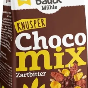 Bauck Mühle Bio Knusper Frühstück Zartbitterschokolade (300g) Geprüft