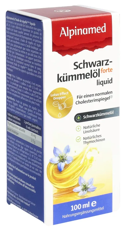 Knallerangebot ALPINAMED Schwarzkümmelöl liq forte Fl 100 ml (100 ml)