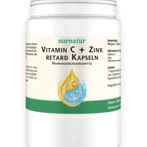 Vitamin C + Zink retard Kapseln (200 Kapseln) Letzte Chance