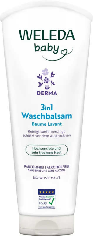 Weleda Derma 3in1 Waschbalsam Weisse Malve (200 ml) Top-Seller