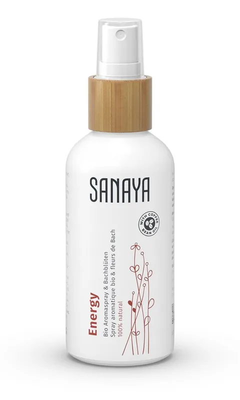 Sanaya Energy Bio Aromaspray & Bachblüten (100 ml) Schneller Versand